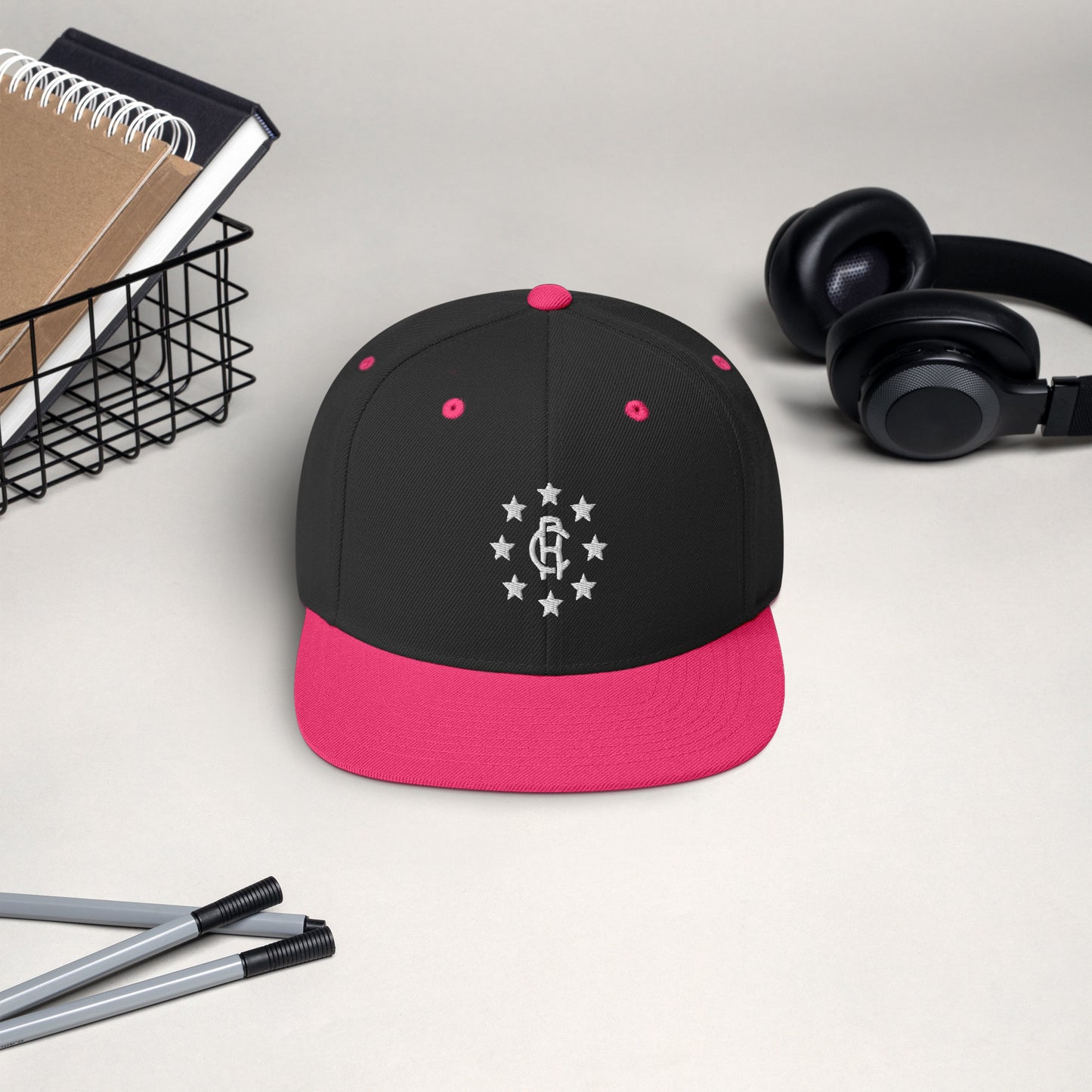 Snapback Hat with Star Logo