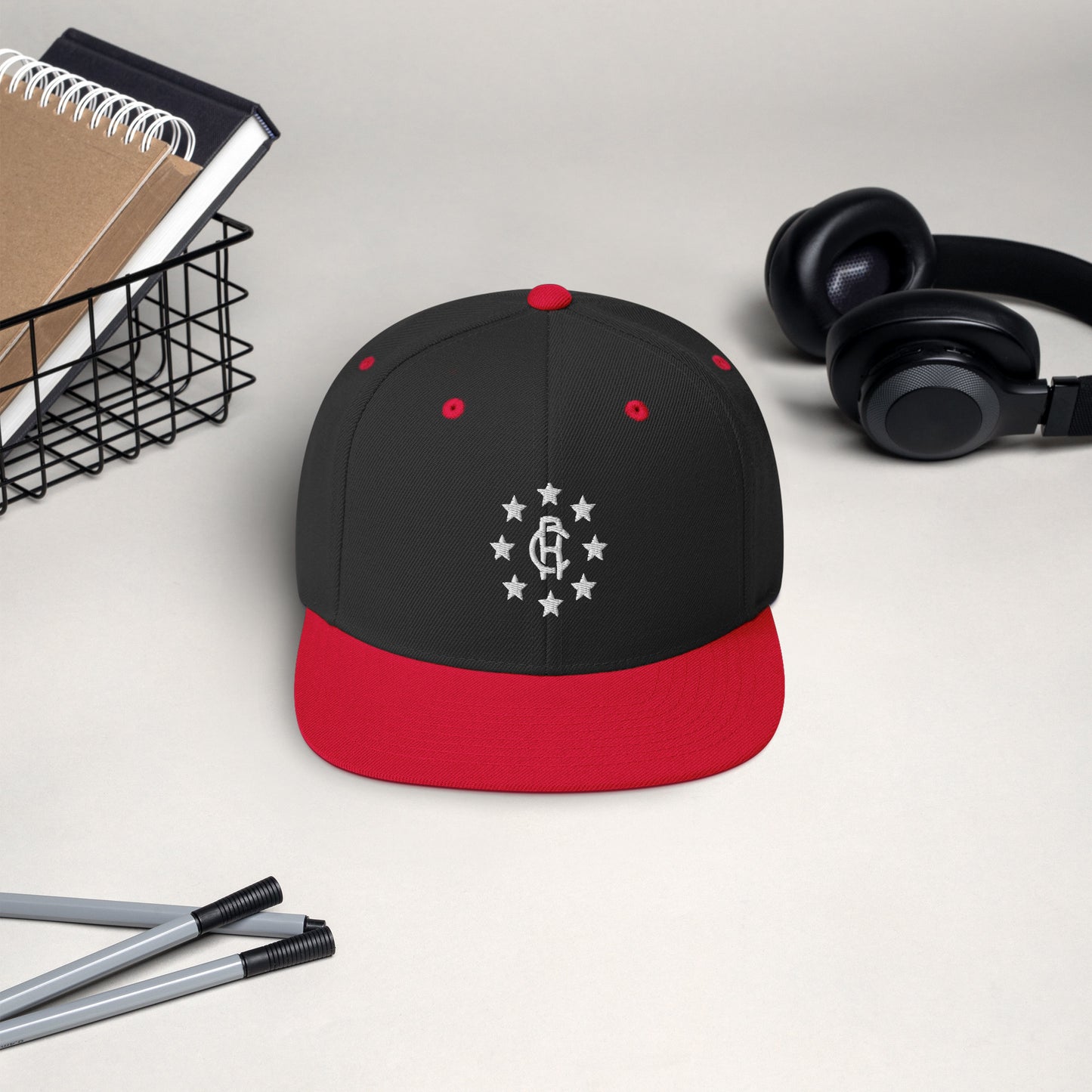 Snapback Hat with Star Logo