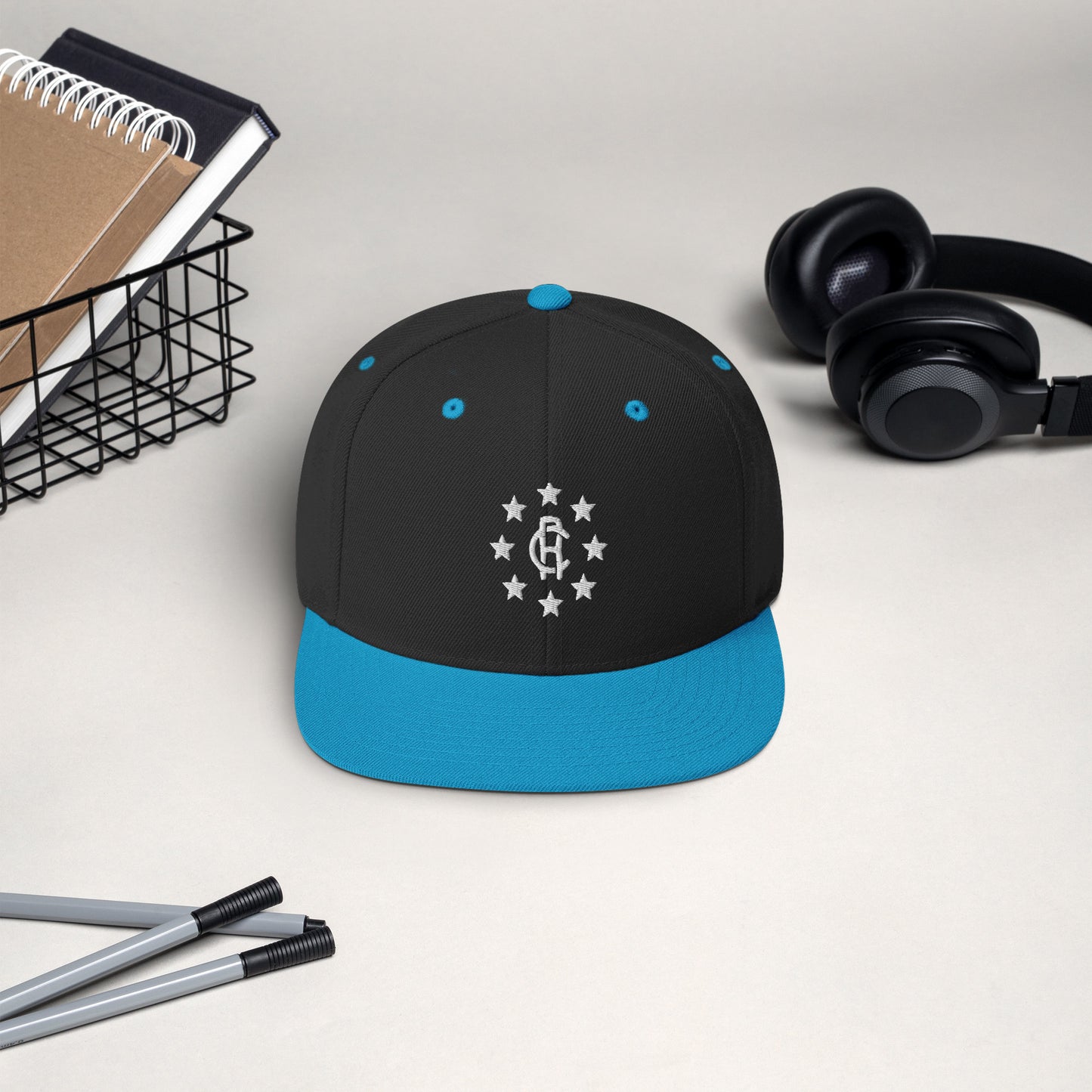 Snapback Hat with Star Logo