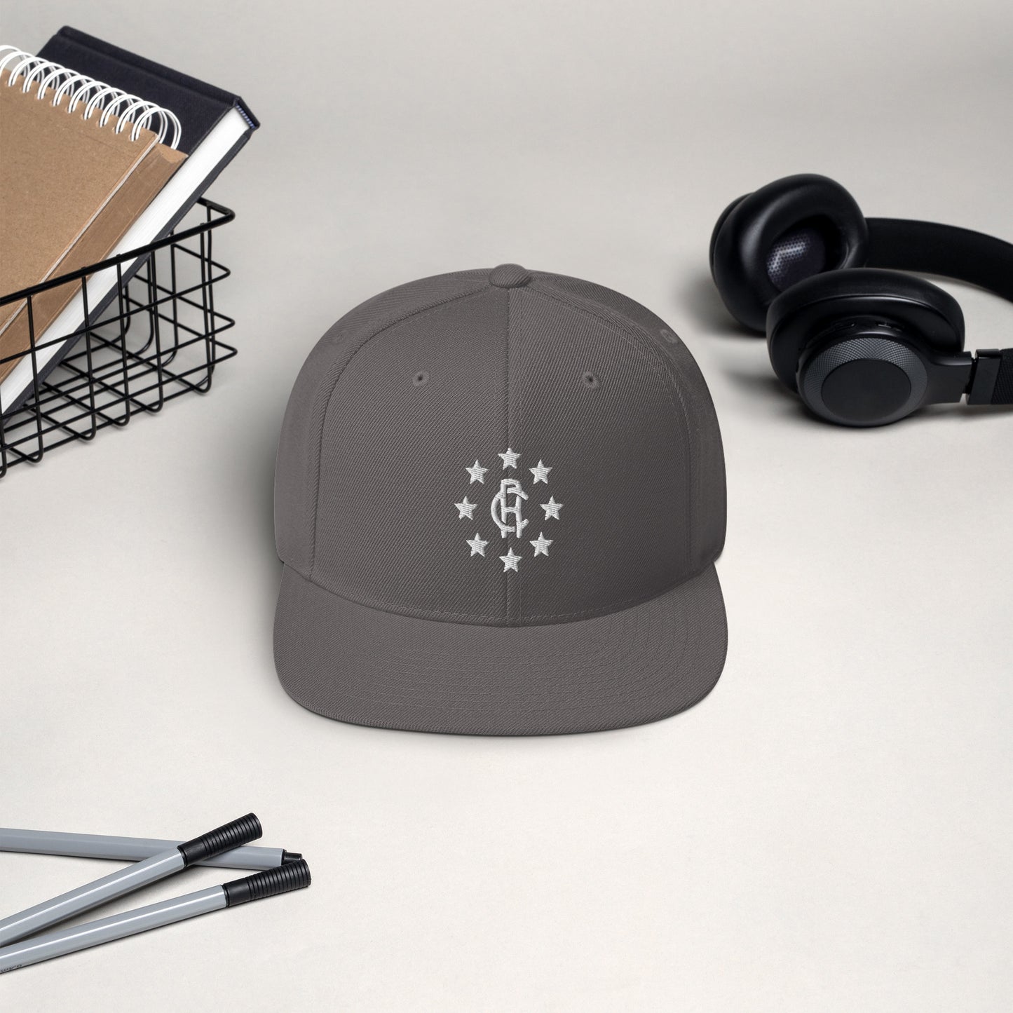 Snapback Hat with Star Logo