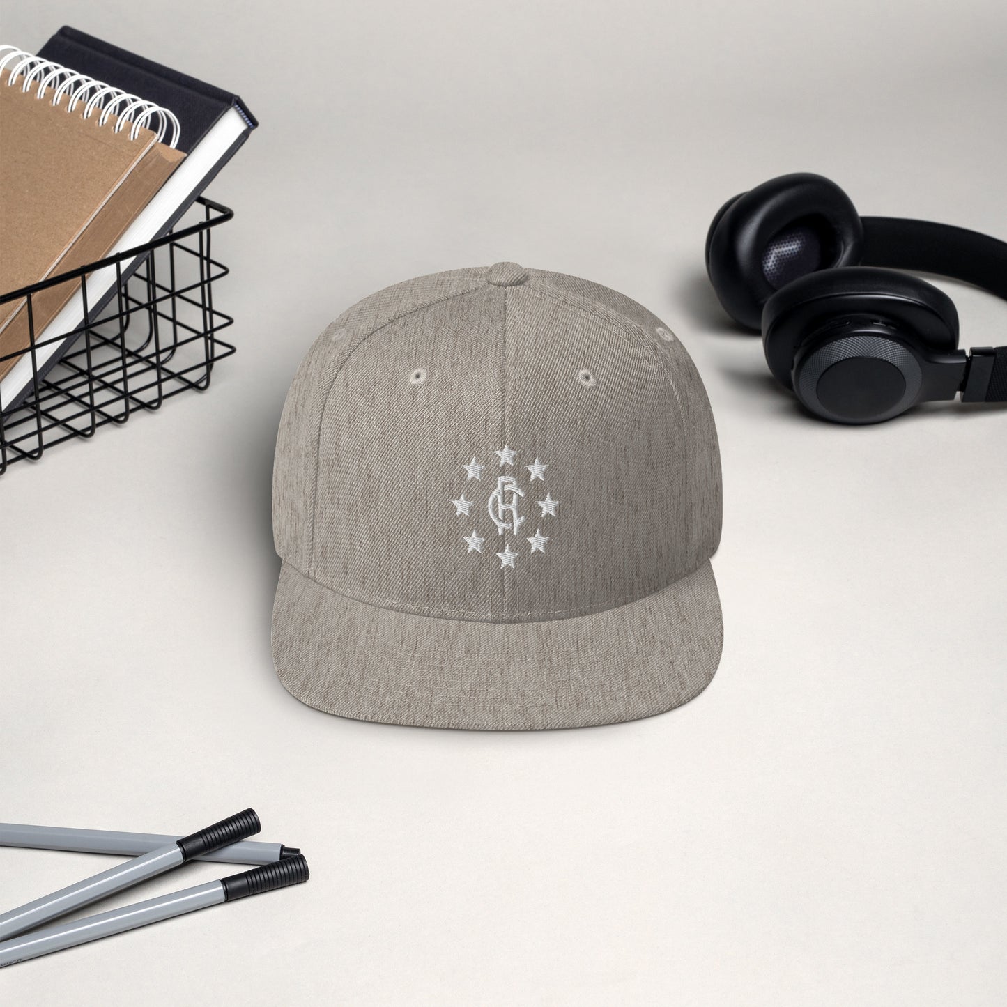 Snapback Hat with Star Logo