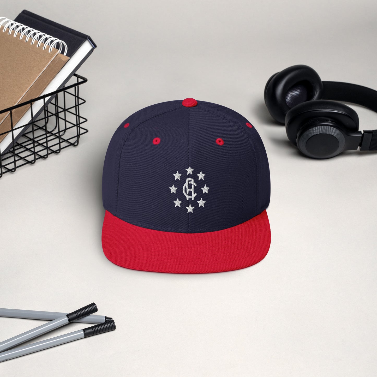Snapback Hat with Star Logo