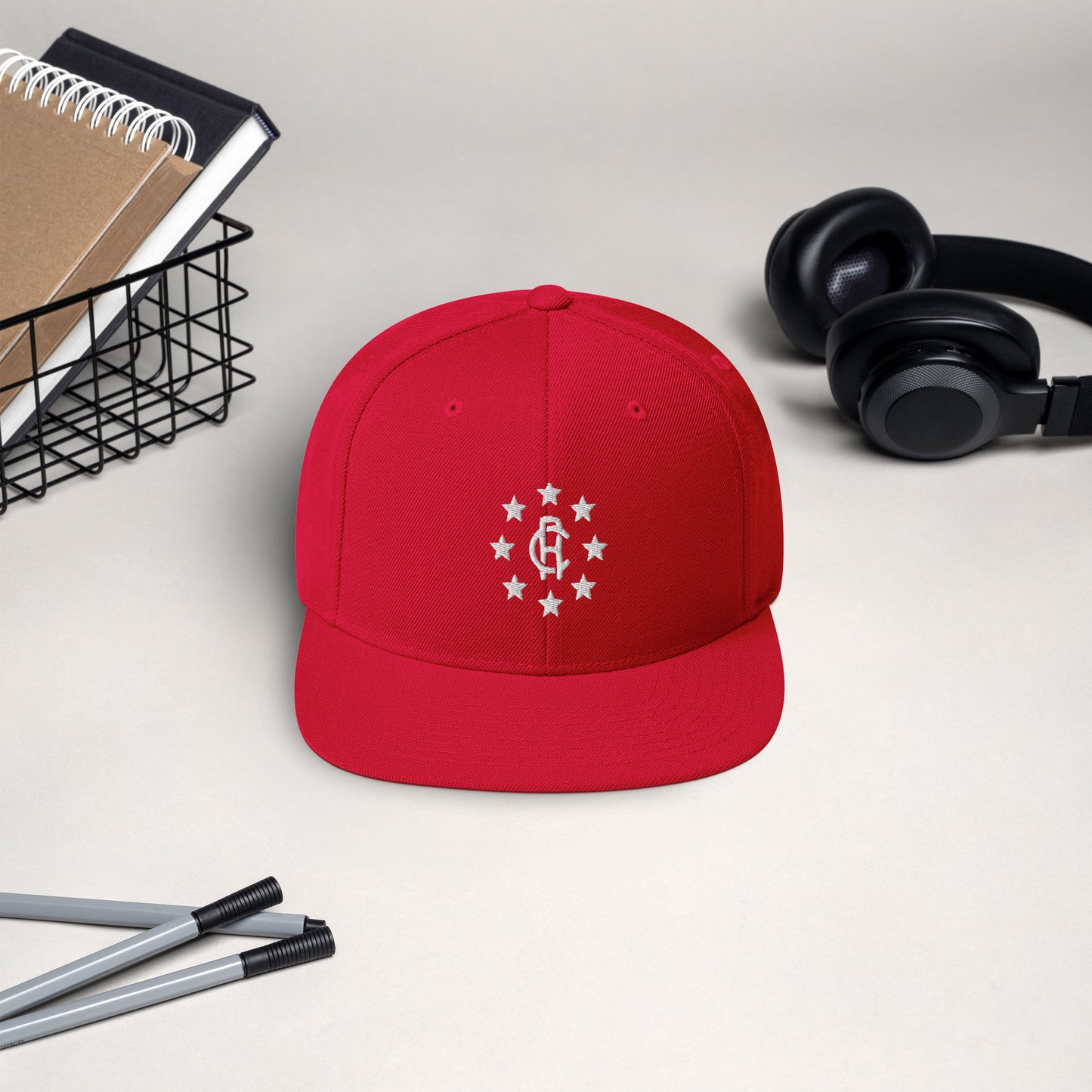 Snapback Hat with Star Logo