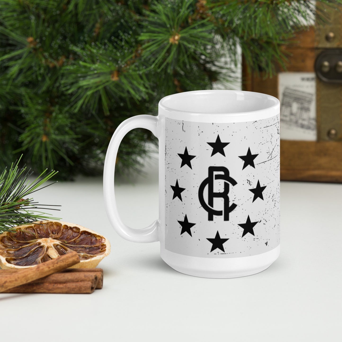 Romi Chase Star Logo glossy mug