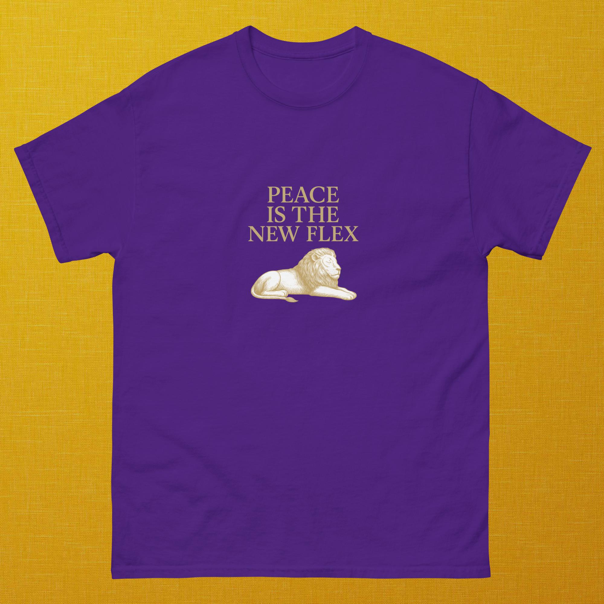 Peace is the new flex Unisex classic tee – Romi Store