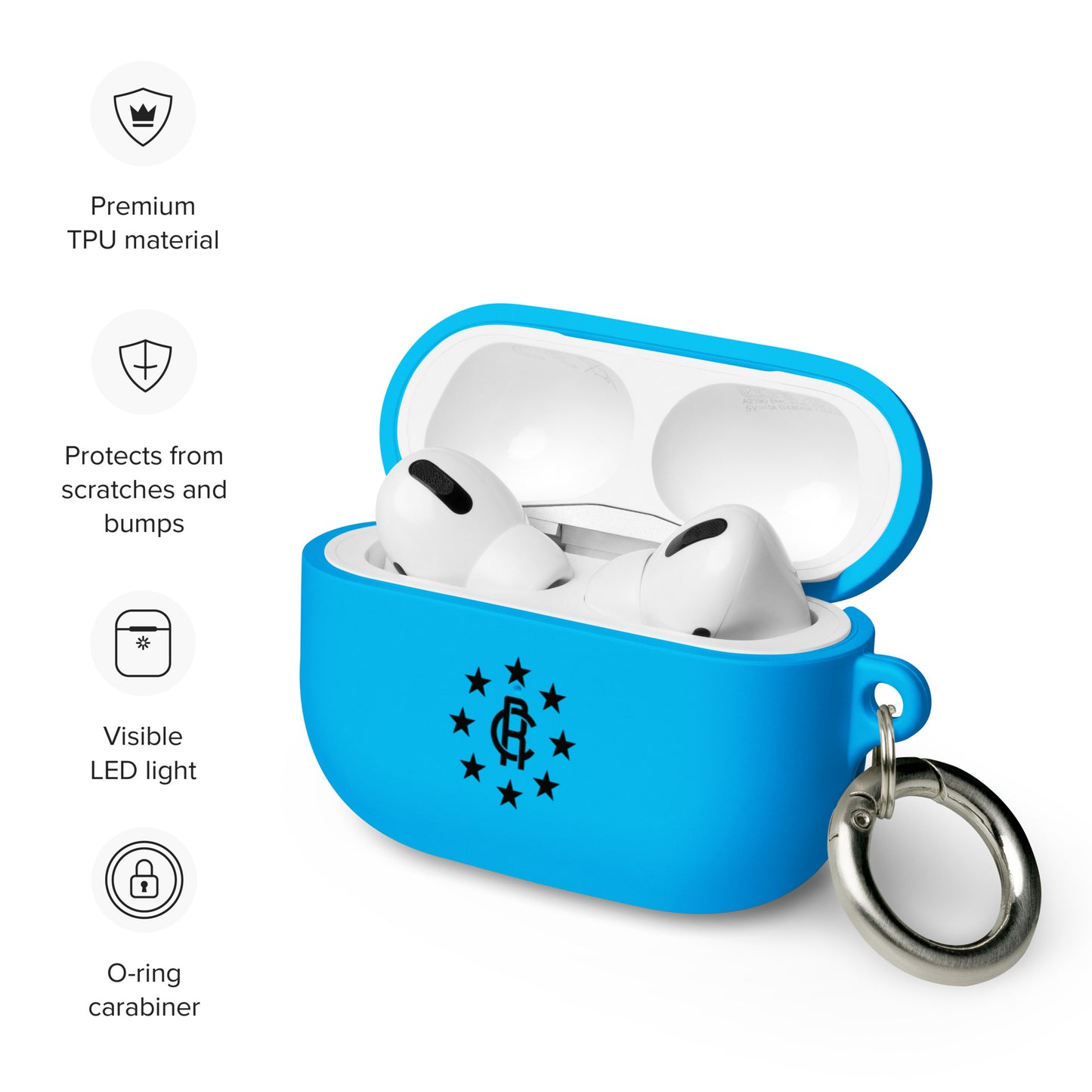 Romi Chase Star Logo AirPods case