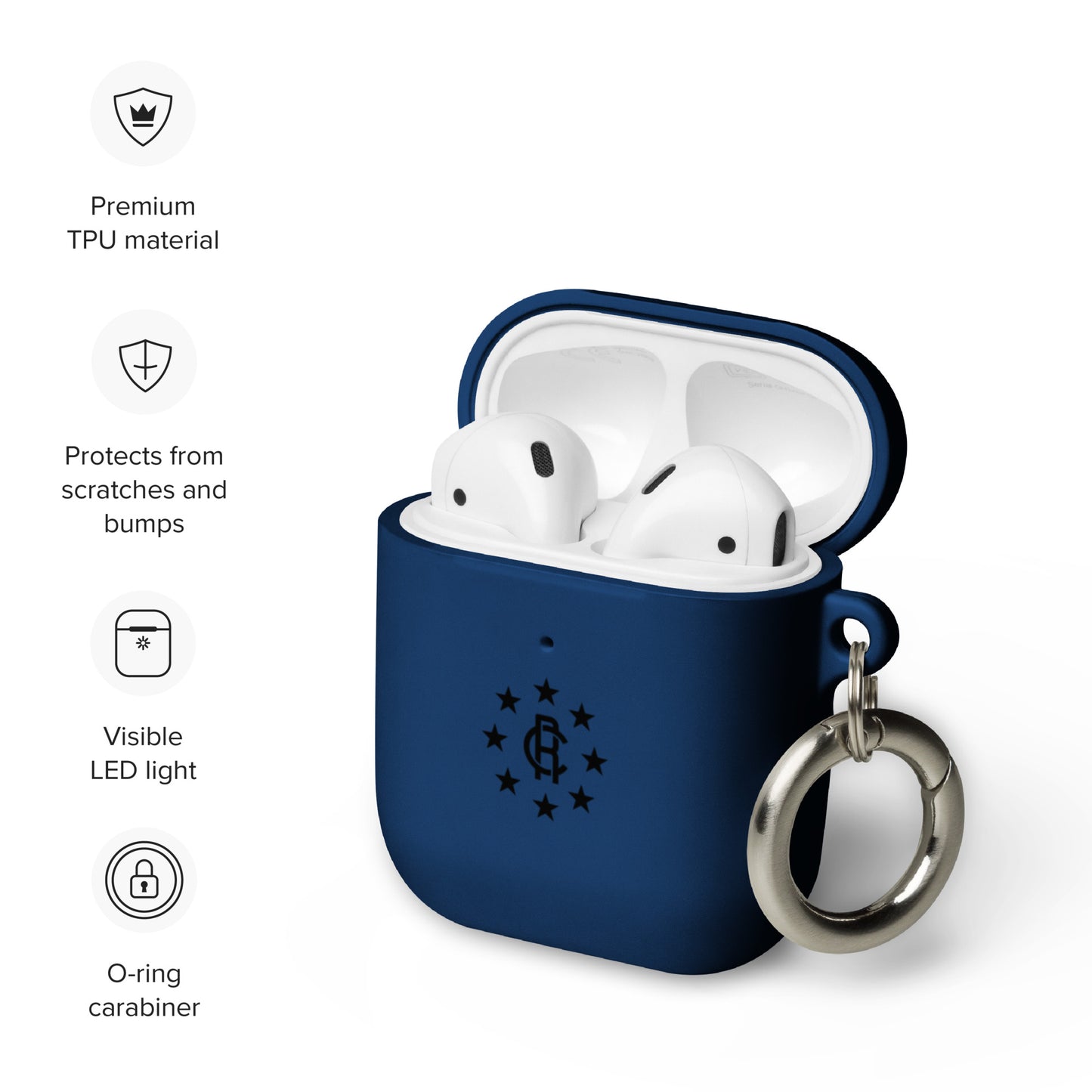 Romi Chase Star Logo AirPods case