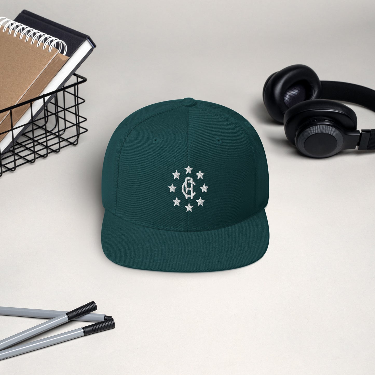 Snapback Hat with Star Logo