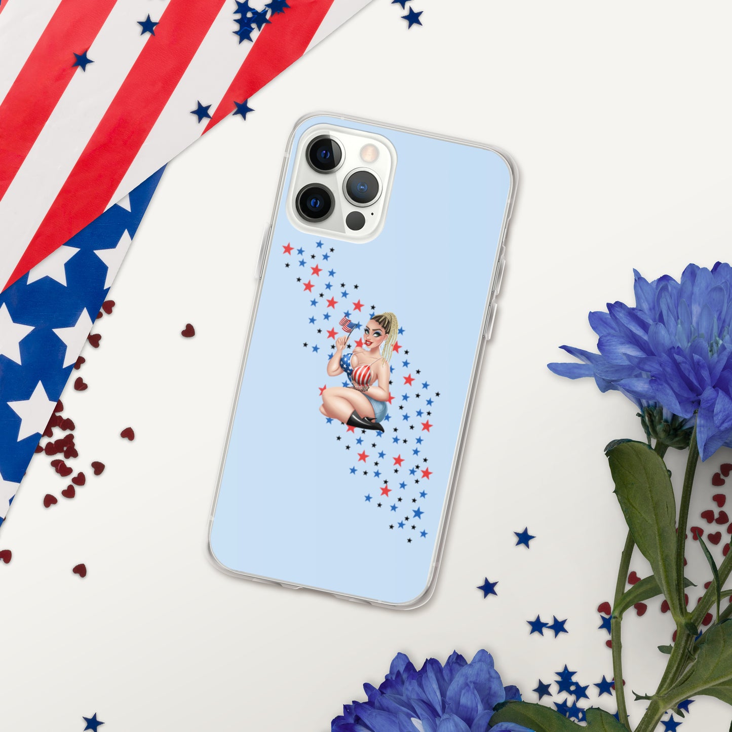 Romi Chase Star Spangled Banner iPhone Case