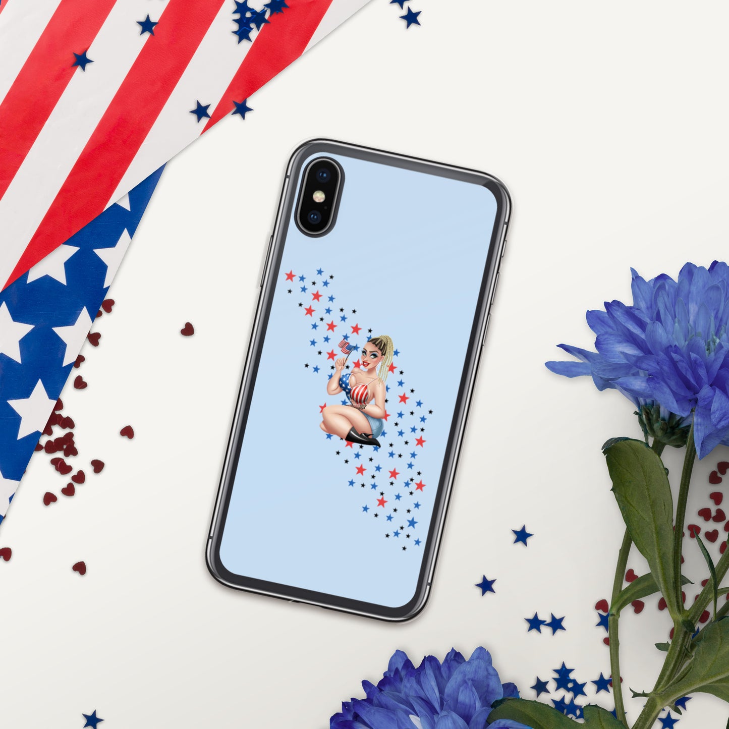 Romi Chase Star Spangled Banner iPhone Case