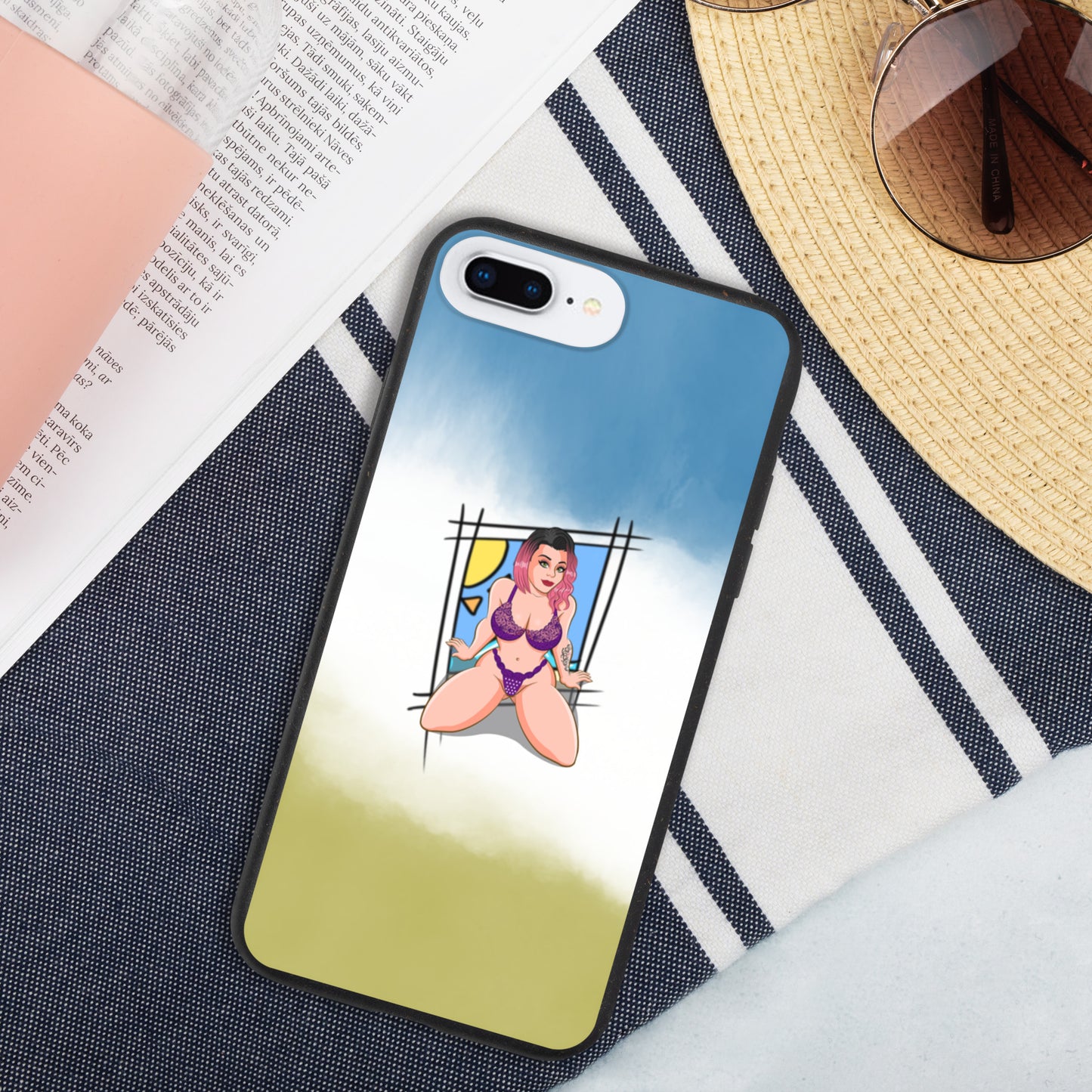 Romi Chase Sunrise Speckled iPhone Case